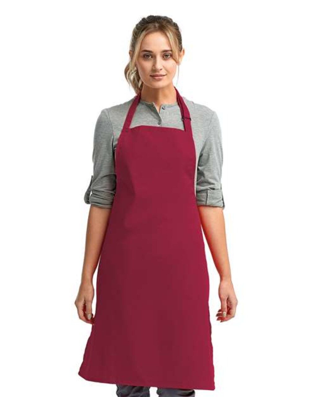 Artisan Collection by Reprime® Recycled Bib Apron Adjustable Neck Strap Durable Eco Friendly